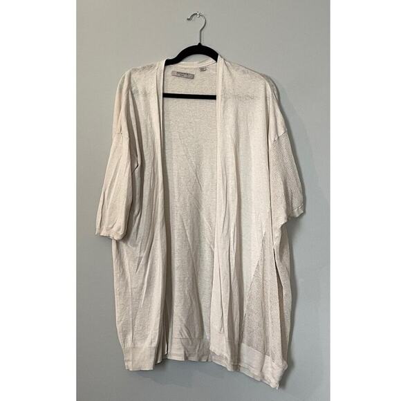 All Saints Cast Linen Blend Oversized Cardigan - Picture 2 of 6